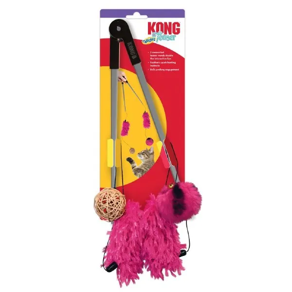 KONG Teaser Tweezerz Wand Cat Toy