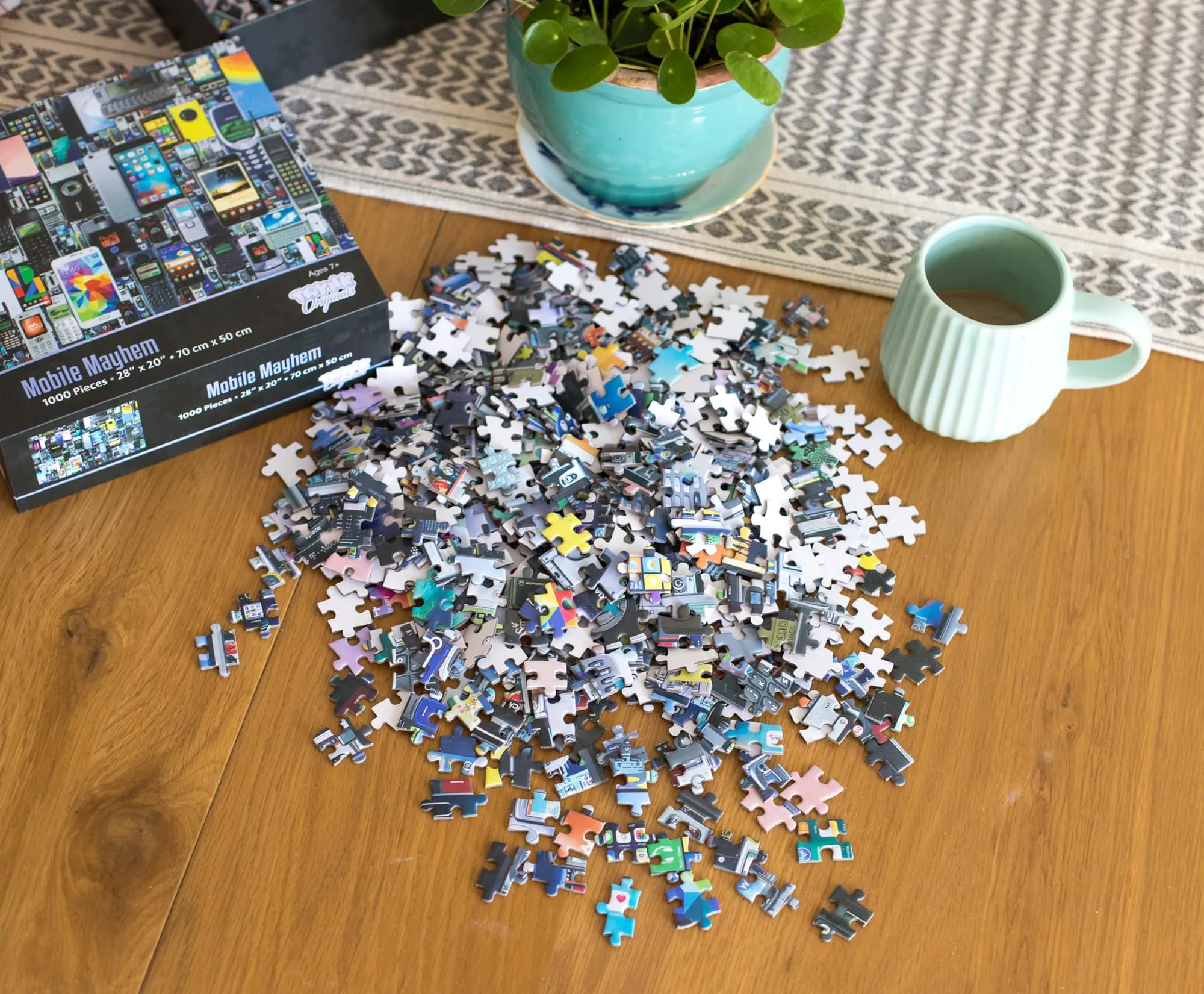 Mobile Mayhem Cell Phone Collage Puzzle | 1000 Piece Jigsaw Puzzle