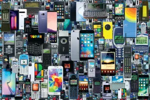 Mobile Mayhem Cell Phone Collage Puzzle | 1000 Piece Jigsaw Puzzle