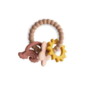 Mushie Teething Ring- Nature