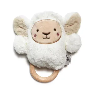 O.B Designs - Lee Lamb Soft Rattle Toy