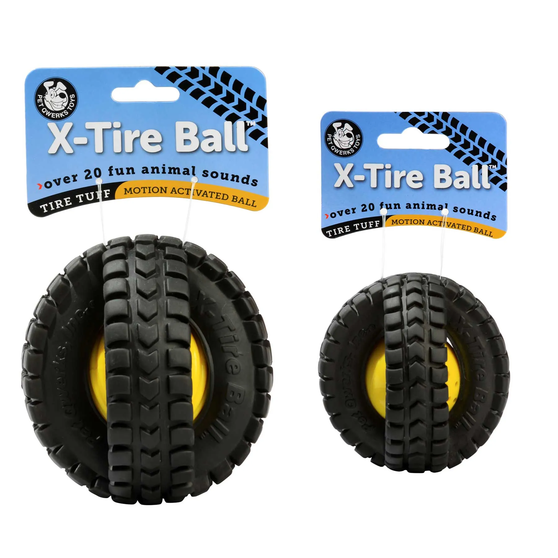 Pet Qwerks Animal Sounds X-Tire Ball