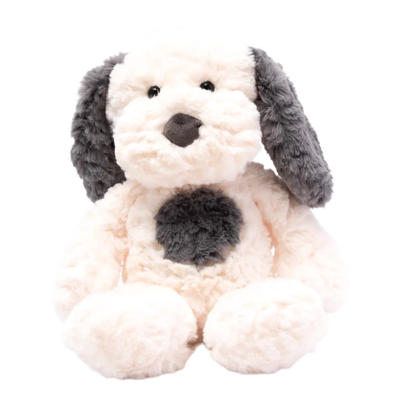 Petite Vous Henry the Grey & Cream Dog Plush