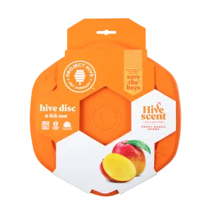 Project Hive Disc & Lick Mat - Sweet Mango Scent