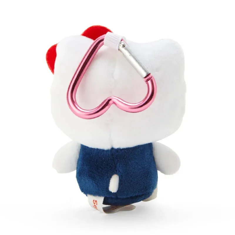 Sanrio Hello Kitty plushie mascot with heart clip