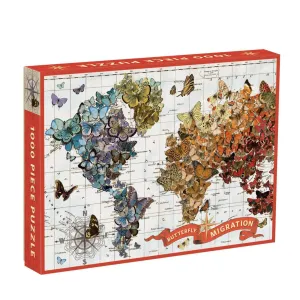 Wendy Gold Butterfly Migration 1000 Piece Jigsaw Puzzle