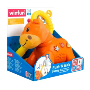 Win fun Push N Walk Pony - Orange