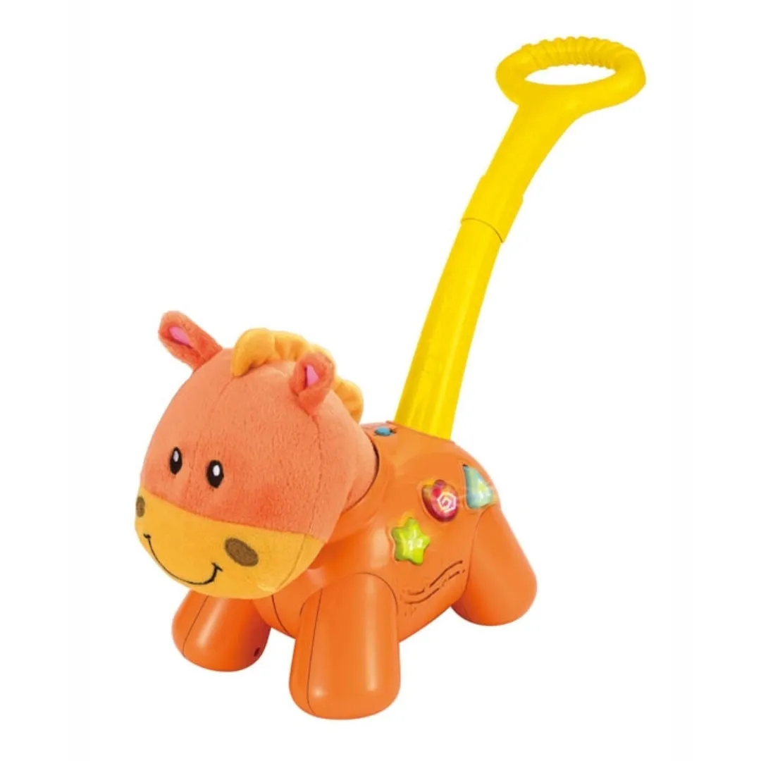 Win fun Push N Walk Pony - Orange